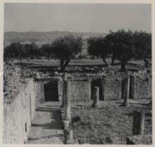 Tunis, Trümmer eines reichen römischen Hauses in Dougga