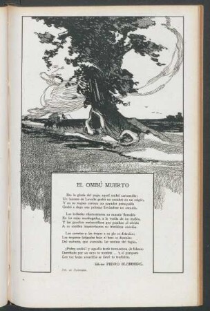 El ombú muerto