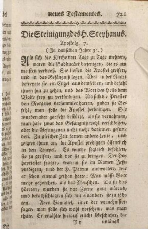Die Steinigung des H. Stephanus. Apostelg. 7.