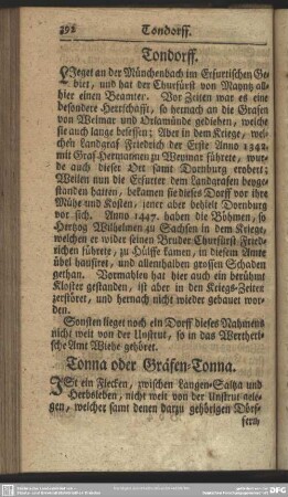 Tonna oder Gräfen-Tonna