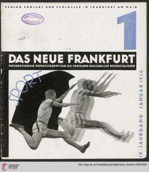 Heft 1 (Januar 1930)