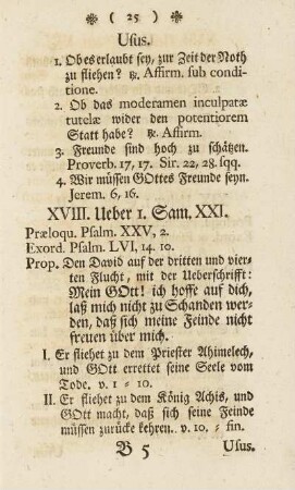 XVIII. Ueber I. Sam. XXI.