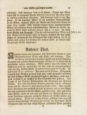 Anderer Theil