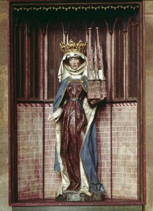 Heilige Elisabeth mit Kirchenmodell