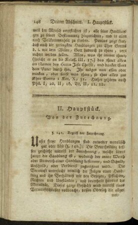 II. Hauptstück. Von der Zurechnung.