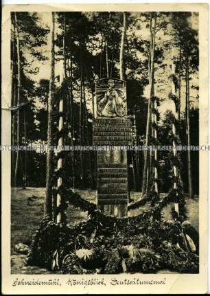 Das Deutschtumsdenkmal am Königsblick bei Schneidemühl (Pila)