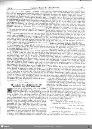 Die deutsche Uhrenindustrie und die Weltausstellung in St. Louis 1904