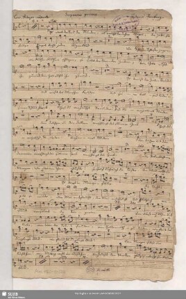 [Solo and coro:] Soprano primo