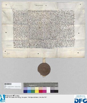 Das Landgericht des Burggraftums Nürnberg stellt ein Vidimus aus von dem Derogationsprivileg des Königs Sigismund vom 19. Januar 1414.
