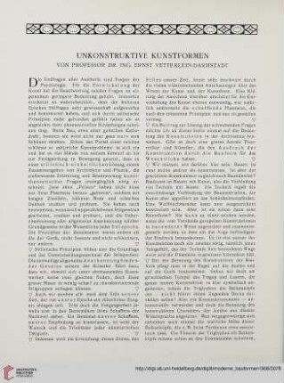5: Unkonstruktive Kunstformen