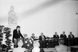 Freiburg: neuer Ratsaal, Amtsantritt, Oberbürgermeister Dr. Böhme