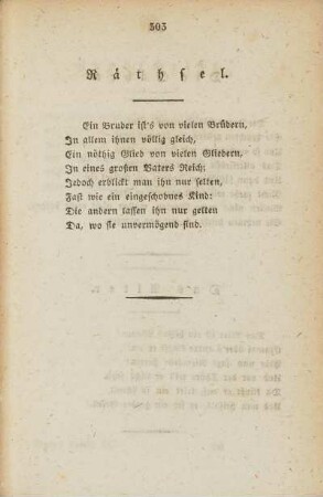 Räthsel.
