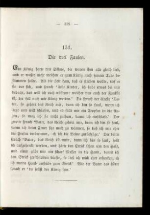 151. Die drei Faulen.