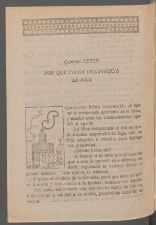 Capítulo LXXXII - Por qué causa desapareció la Nica