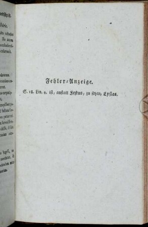 Fehler-Anzeige.