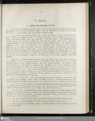 IV. Chronik