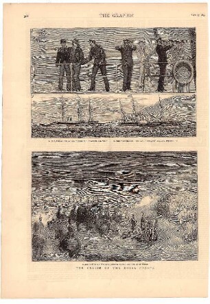 The Cruise of the Royal Cadets, "Osborne", "Bacchante".- Grand Tatoo on Southsea common before the Prince of Wales