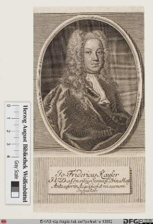 Bildnis Johann Friedrich Kayser