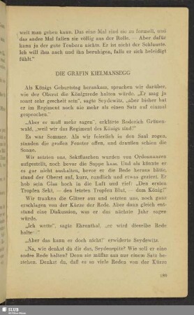 Die Gräfin Kielmansegg