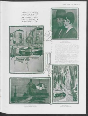 Tercer salón anual de acuarelistas, pastelistas y aguavertistas