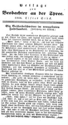 Beilage zum Beobachter an der Spree. 1844. 11. Stueck
