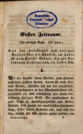 Kurzgefaßte Kirchengeschichte : nach Didon