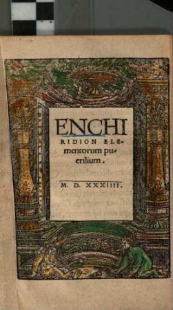 Enchiridion elementorum puerilium