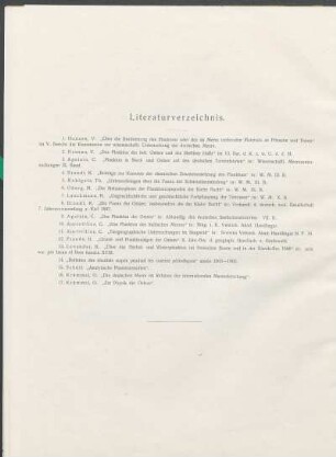 Literaturverzeichnis.