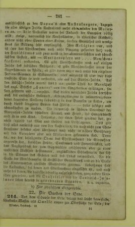 b) Zur physischen Geographie