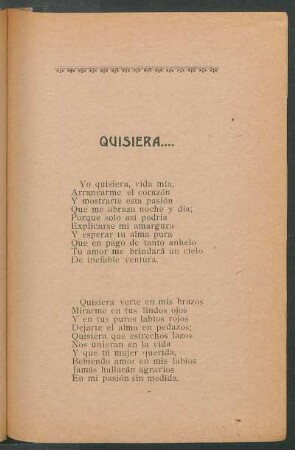 Quisiera....