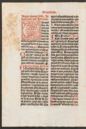 Incipit commune sanctorum.