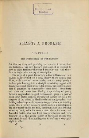 Yeast : a problem