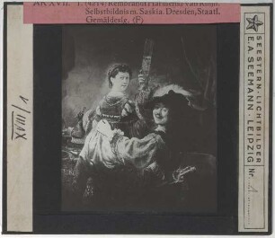 Rembrandt, Selbstbildnis mit Saskia im Gleichnis vom verlorenen Sohn (Dresden GAM 1559)