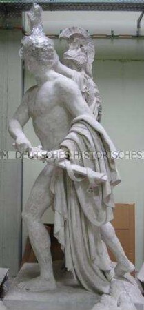 Pallas Athene führt den Jüngling in den Kampf - Replik einer Schlossbrücken-Figurengruppe