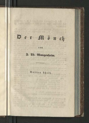 Th. 3: Der Dominicaner