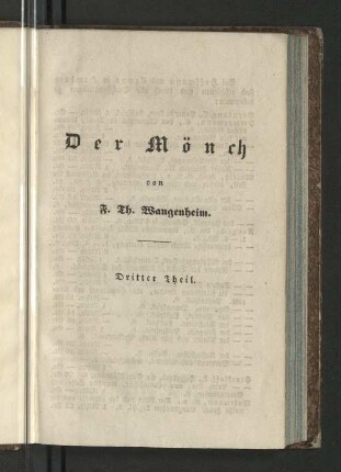 Th. 3: Der Dominicaner