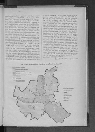 Das Gebiet der Hansestadt Hamburg nach Landeskirchen 1950