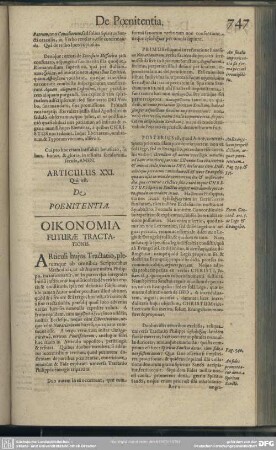 [Locus XXI.] De Poenitentia