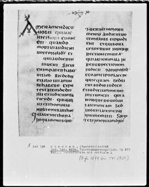 Valerianusevangeliar — Initiale A