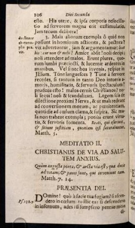 106-114, Diei Secundae Meditatio II