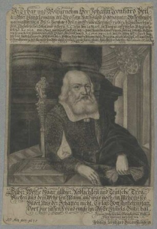 Bildnis des Johann Leonhard Beil