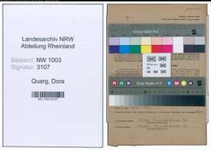 Entnazifizierung Dora Quarg , geb. 08.08.1921 (Stenotypistin)