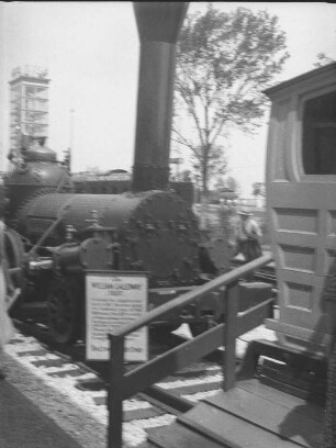 historische Lokomotive (USA-Reise 1933)