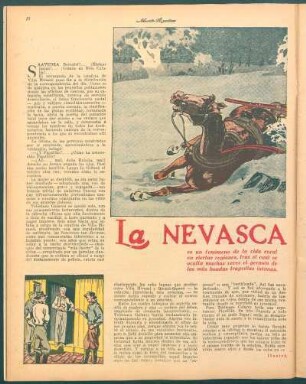 La nevasca : Cuento por Ismael Dozo