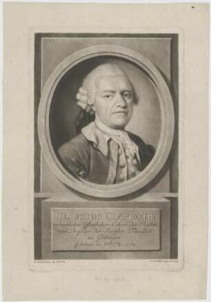 Bildnis des Justus Claproth