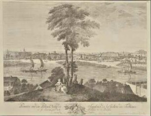 Blick vom Brauhausberg auf den Park Sanssouci