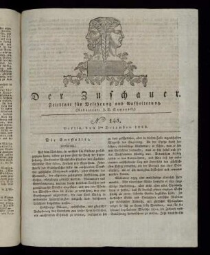 No. 145 - 3. December 1822