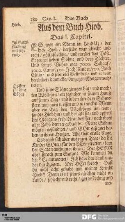 Das Buch Hiob.