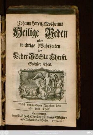 Theil 6: Nebst vollständigen Registern über alle sechs Theile