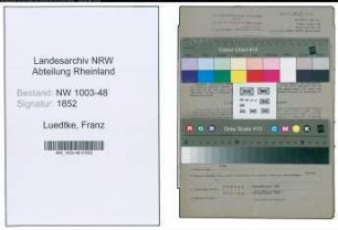 Entnazifizierung Franz Luedtke , geb. 31.03.1910 (Arzt)